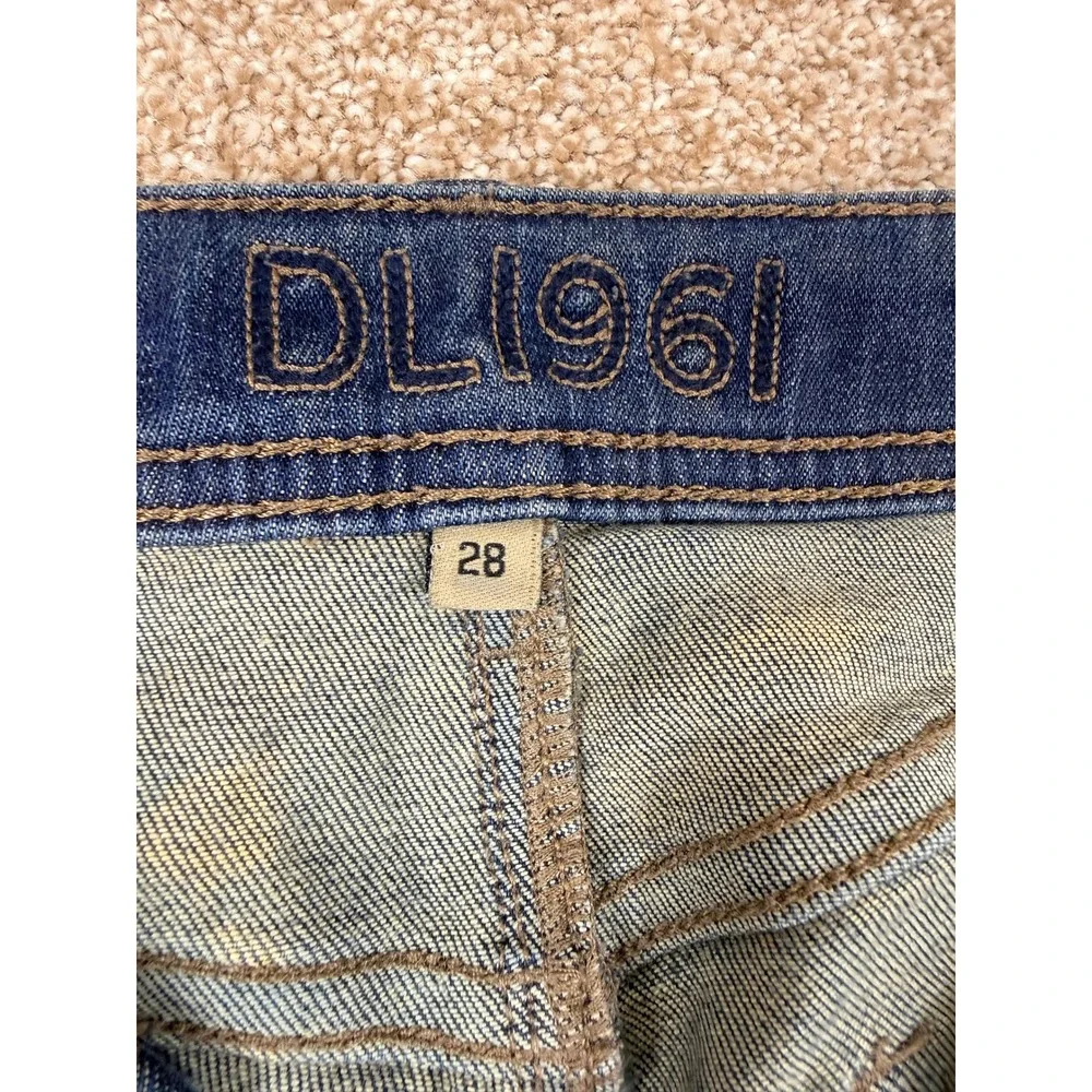 DL1961 Premium Denim‎ Skinny Jeans Medium Wash Blue 28 Mid Rise Stretch Slim Fit